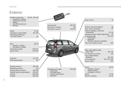 2015-2017 Peugeot 5008 Manuel du propriétaire | Anglais