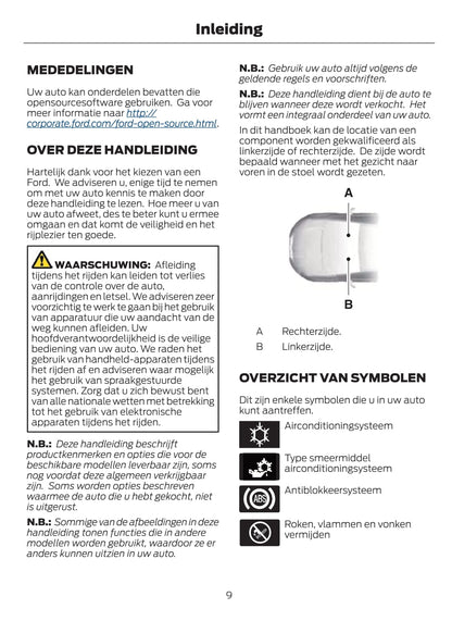 2021-2023 Ford Galaxy / S-Max Gebruikershandleiding | Nederlands