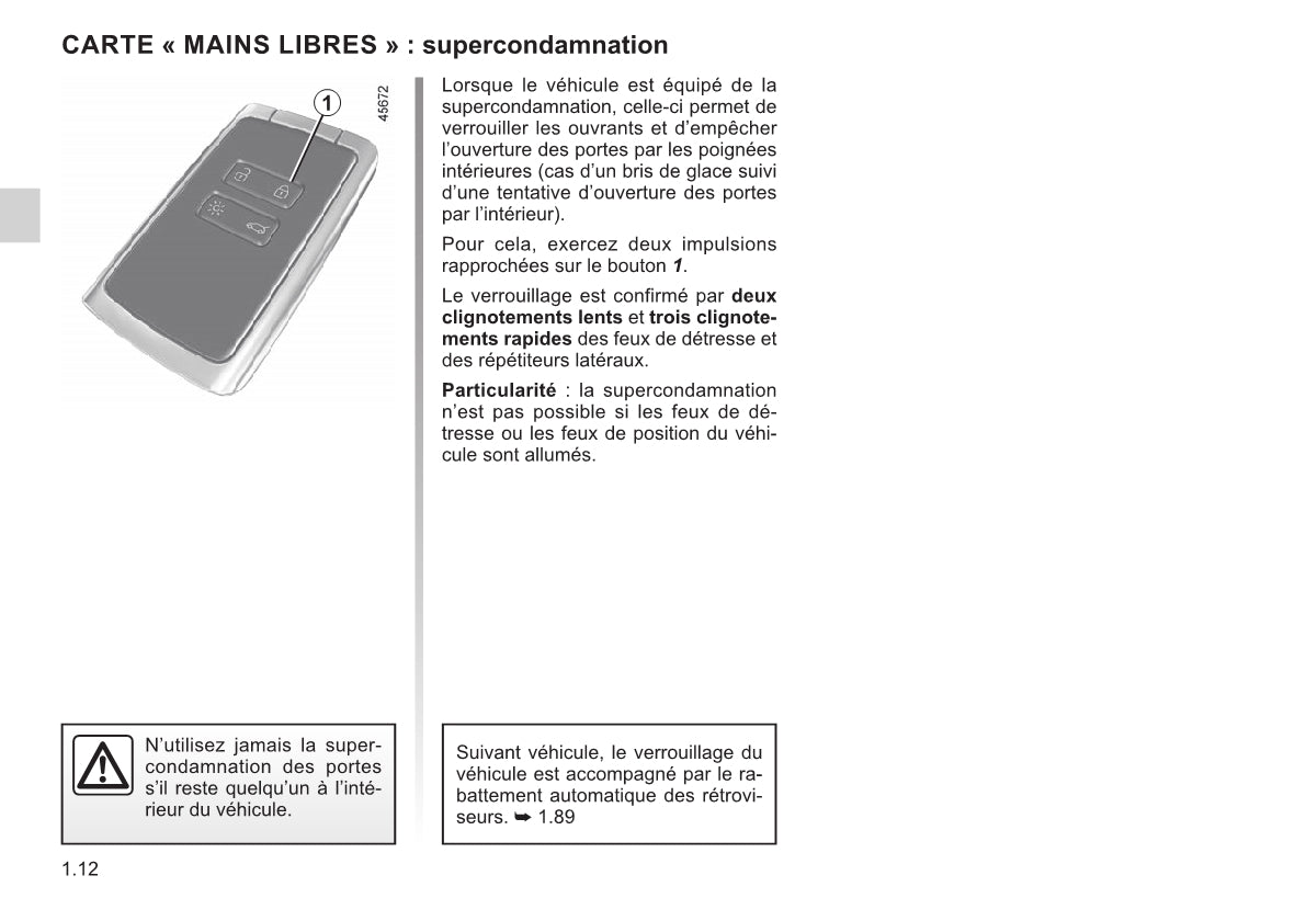 2021-2023 Renault Arkana Manuel du propriétaire | Français