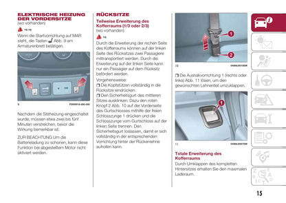 2016-2017 Fiat Tipo Manuel du propriétaire | Allemand