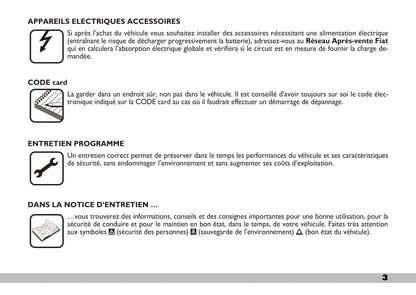 2005-2010 Fiat Doblò Manuel du propriétaire | Français