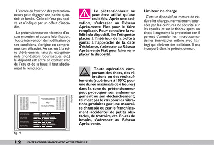 2005-2010 Fiat Doblò Manuel du propriétaire | Français