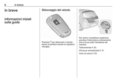 2018-2019 Opel Corsa Manuel du propriétaire | Italien