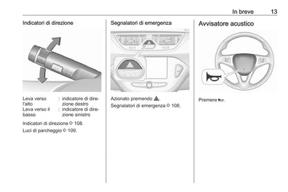 2018-2019 Opel Corsa Manuel du propriétaire | Italien