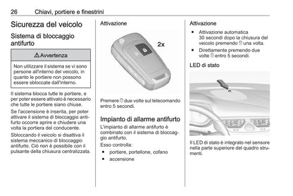 2018-2019 Opel Corsa Manuel du propriétaire | Italien