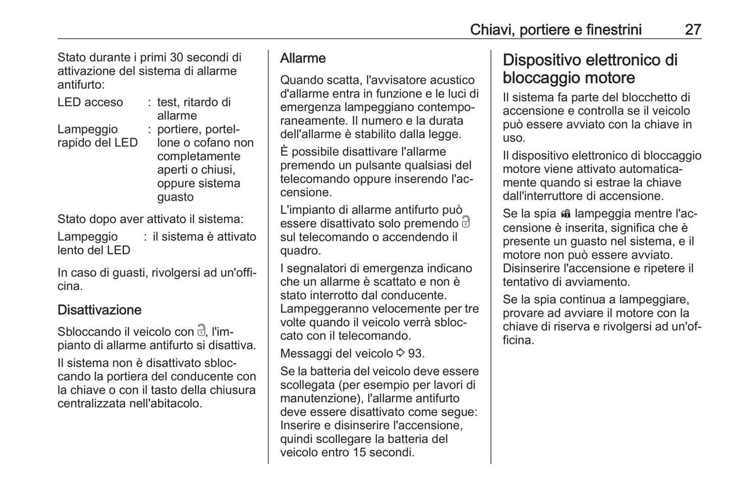 2018-2019 Opel Corsa Manuel du propriétaire | Italien