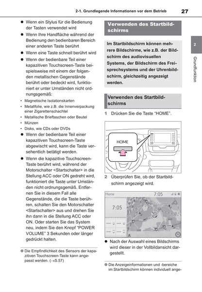 Toyota Navigation Bedienungsanleitung 2020