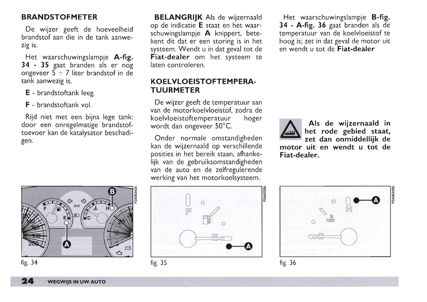 2001-2005 Fiat Doblò Manuel du propriétaire | Néerlandais