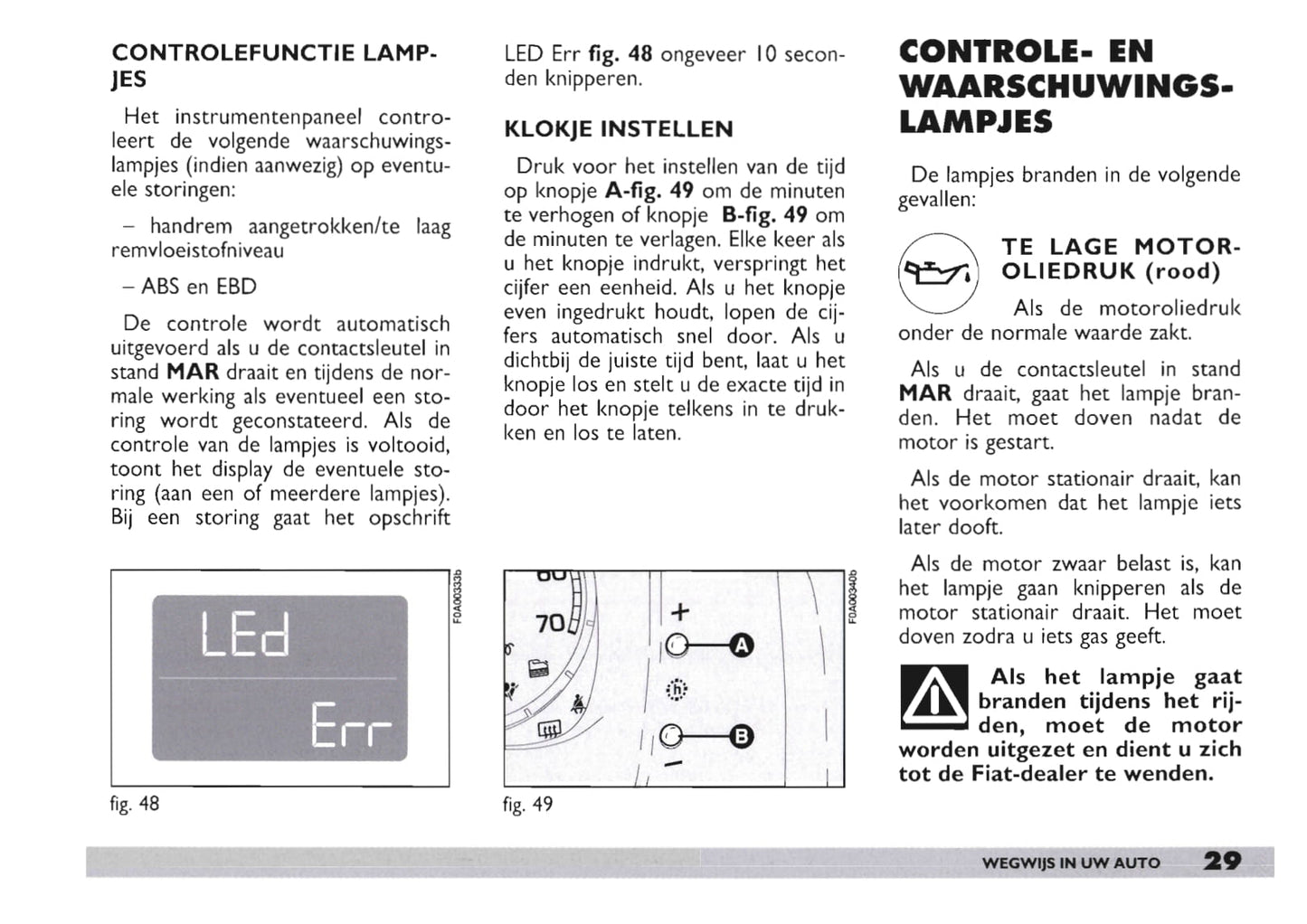 2001-2005 Fiat Doblò Manuel du propriétaire | Néerlandais