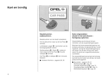 1994-2000 Opel Tigra Gebruikershandleiding | Nederlands