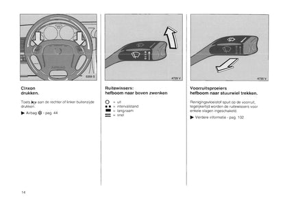 1994-2000 Opel Tigra Gebruikershandleiding | Nederlands