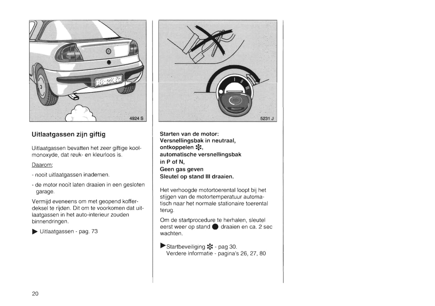 1994-2000 Opel Tigra Gebruikershandleiding | Nederlands