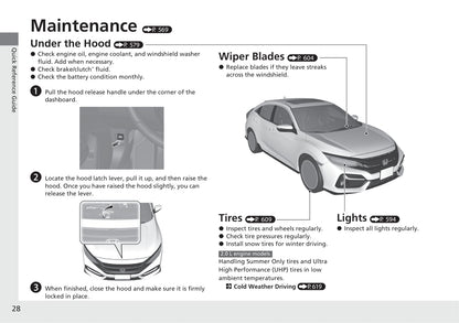 2021 Honda Civic Hatchback Owner's Manual | English