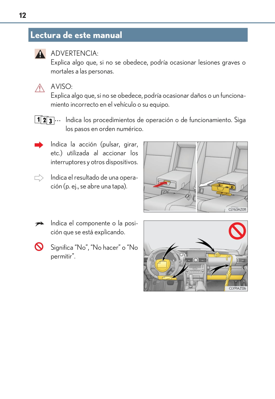 2016-2017 Lexus IS 300h Owner's Manual | Spanish