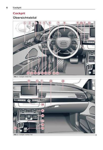 2010-2013 Audi A8/S8 Gebruikershandleiding | Duits