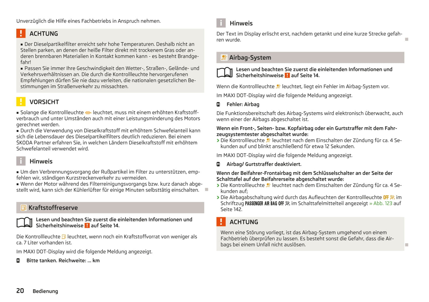 2018-2019 Skoda Rapid Spaceback Owner's Manual | German