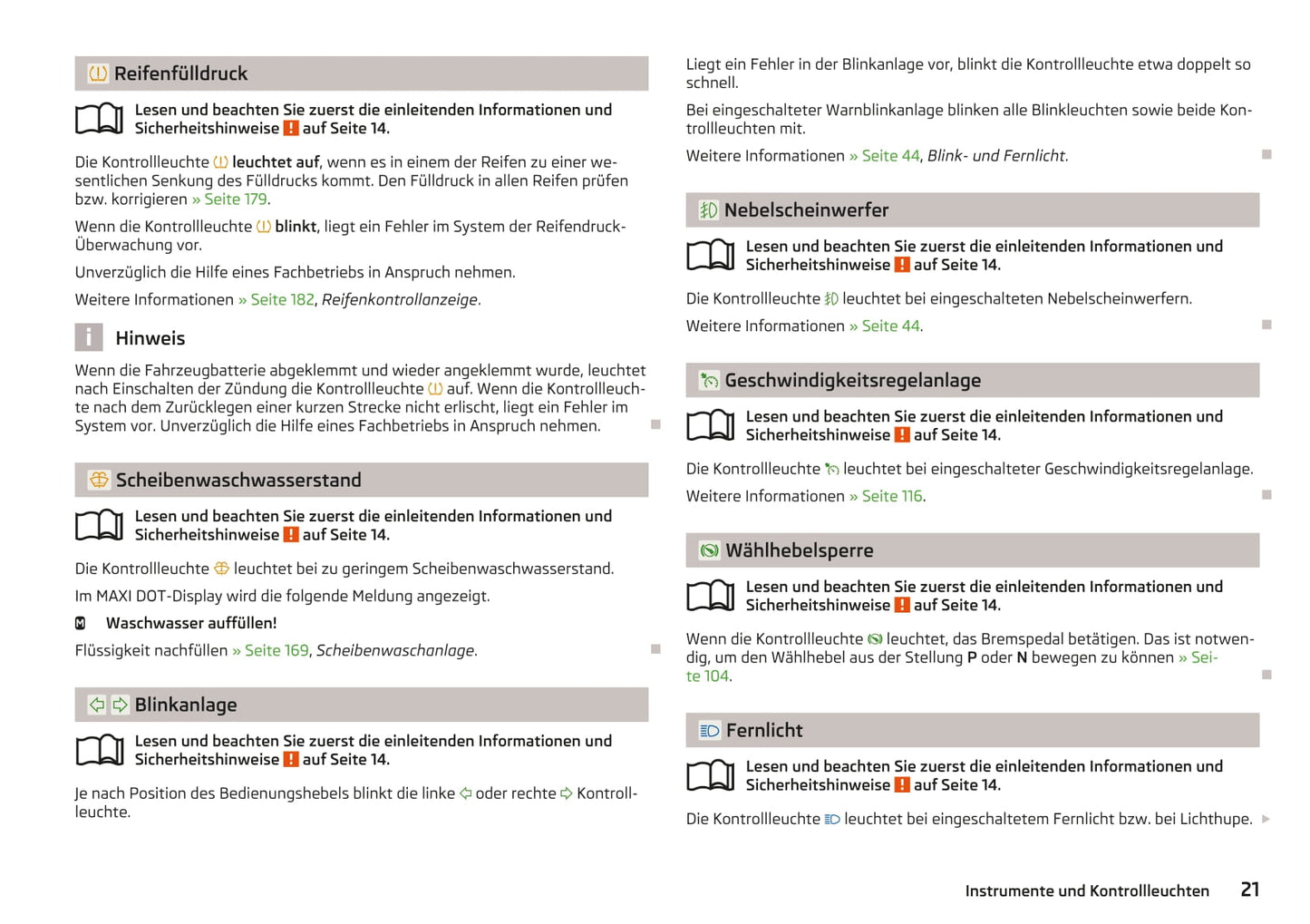 2018-2019 Skoda Rapid Spaceback Owner's Manual | German