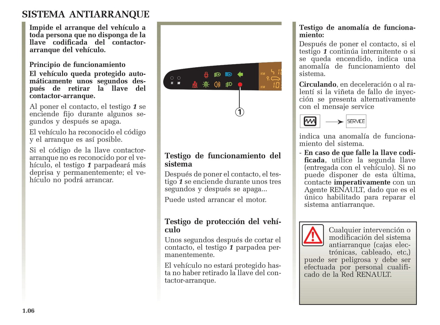 2001-2003 Renault Avantime Manuel du propriétaire | Espagnol