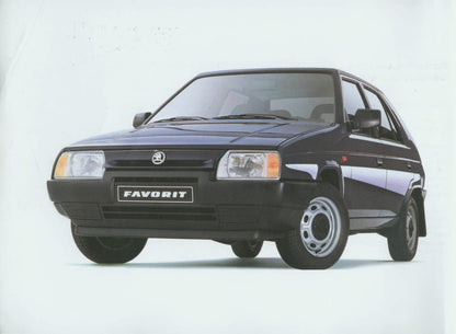 1993-1994 Skoda Favorit Forman/Favorit Pick-up Owner's Manual | Czech