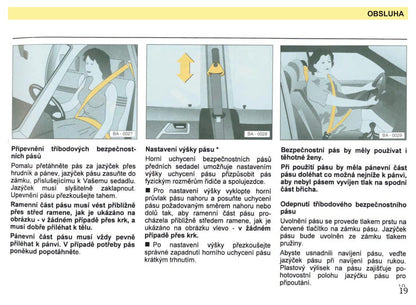 1993-1994 Skoda Favorit Forman/Favorit Pick-up Owner's Manual | Czech