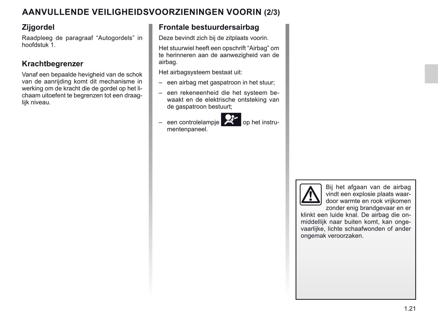 2020-2021 Renault Twizy Gebruikershandleiding | Nederlands