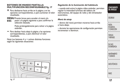 2009-2012 Abarth Punto Evo Bedienungsanleitung | Spanisch