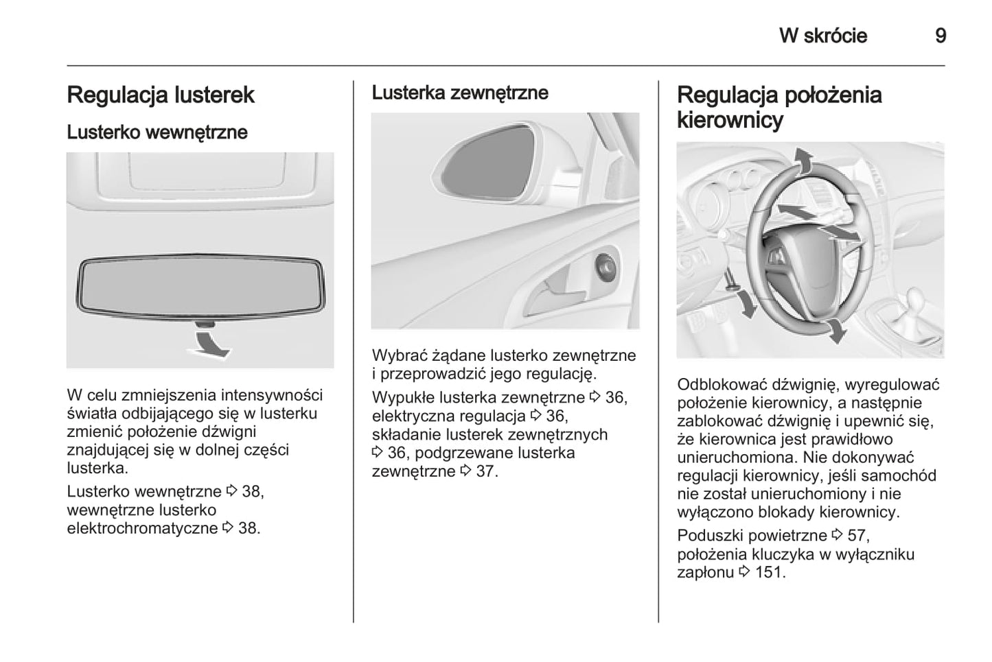 2012-2013 Opel Insignia Manuel du propriétaire | Polonais