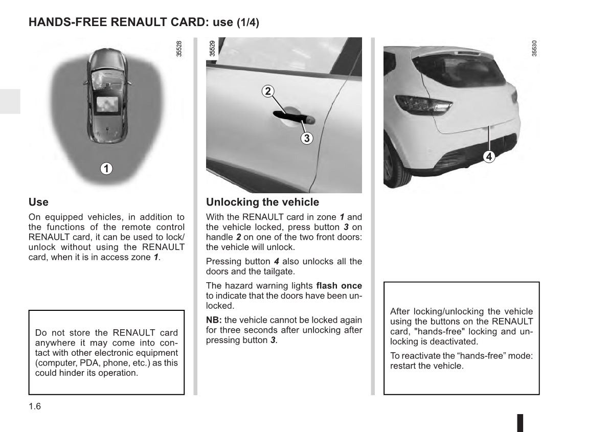 2012-2016 Renault Clio Manuel du propriétaire | Anglais