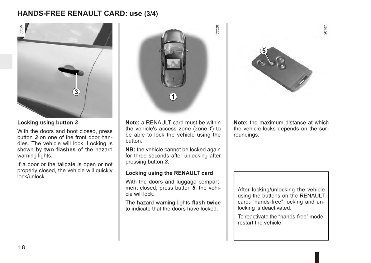 2012-2016 Renault Clio Manuel du propriétaire | Anglais