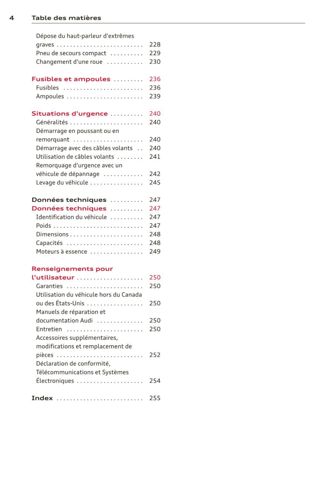 2011-2015 Audi Q3 Gebruikershandleiding | Frans