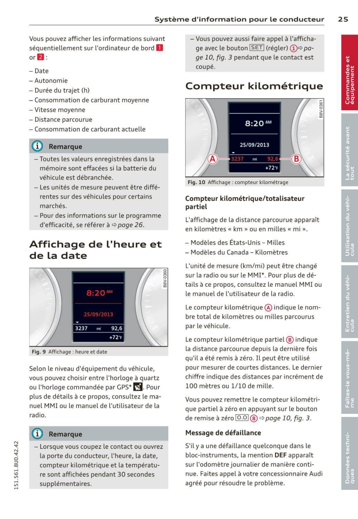 2011-2015 Audi Q3 Gebruikershandleiding | Frans