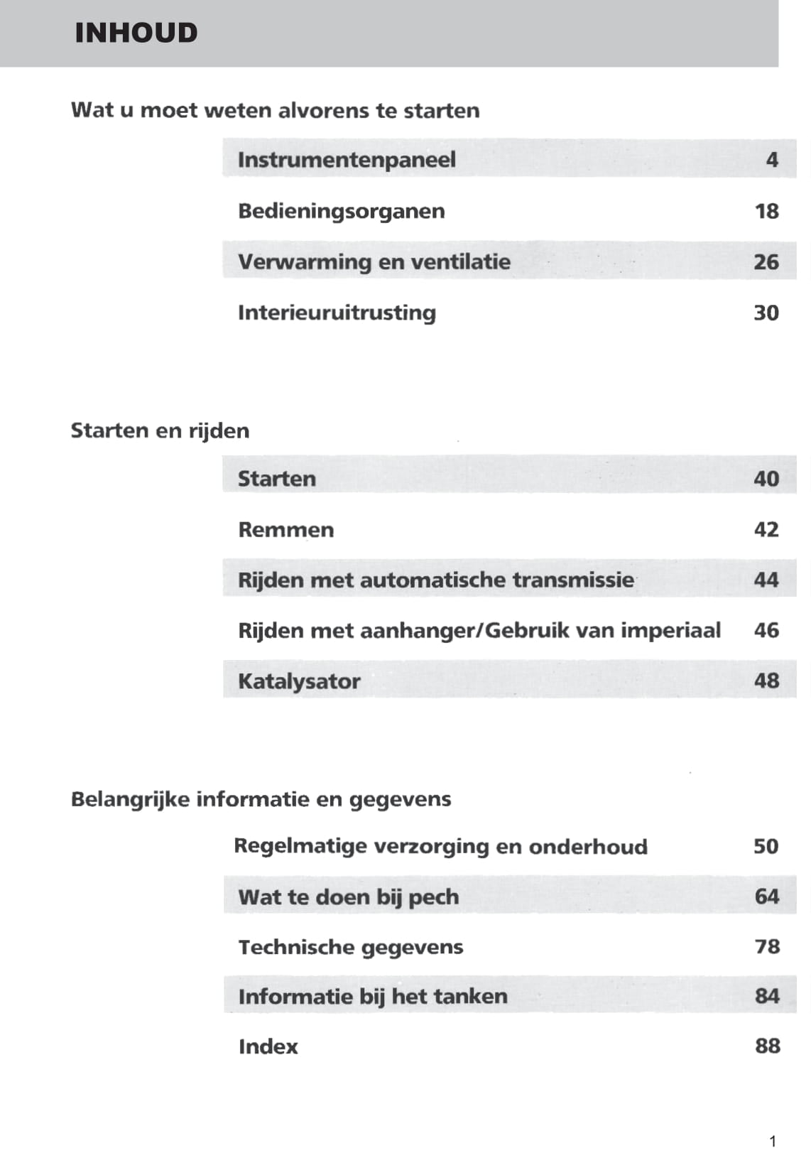 1989-1996 Ford Fiesta Gebruikershandleiding | Nederlands