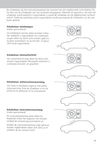 1989-1996 Ford Fiesta Gebruikershandleiding | Nederlands