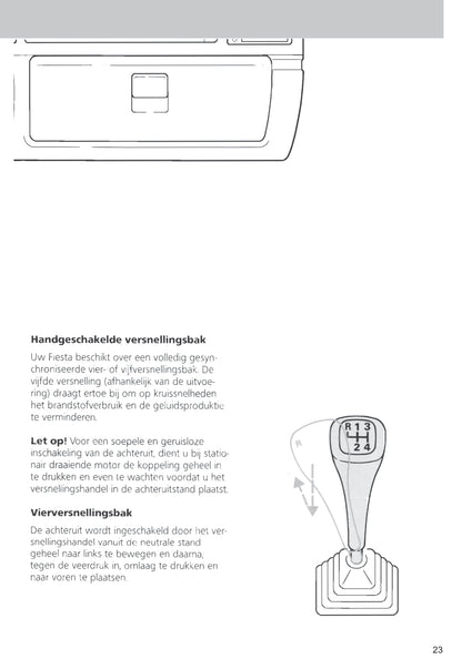 1989-1996 Ford Fiesta Gebruikershandleiding | Nederlands