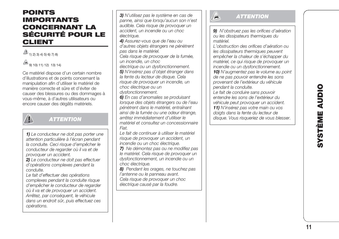 Fiat Fullback RadioNav Guide d'utilisation 2018