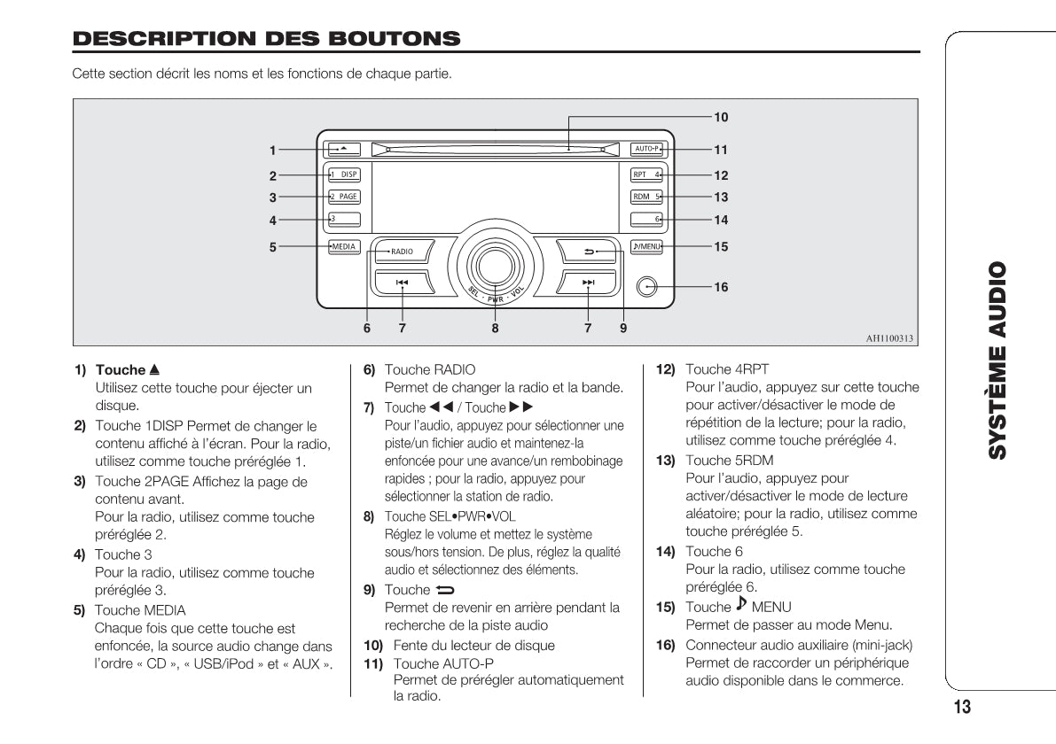 Fiat Fullback RadioNav Guide d'utilisation 2018