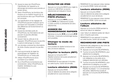 Fiat Fullback RadioNav Guide d'utilisation 2018