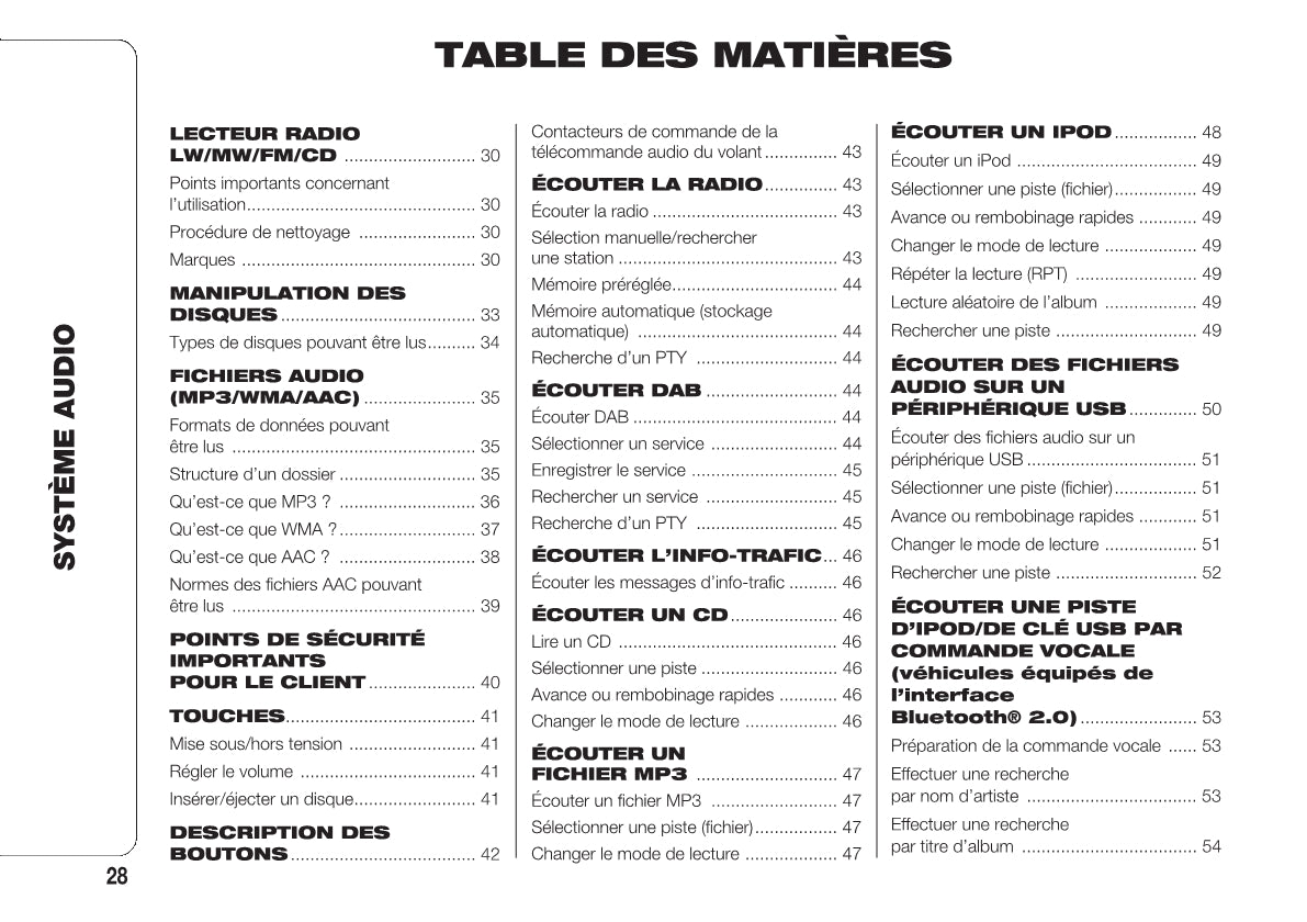 Fiat Fullback RadioNav Guide d'utilisation 2018