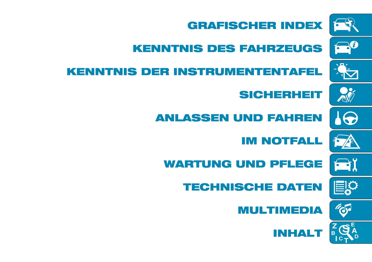 2021-2022 Fiat 500e Bedienungsanleitung | Deutsch