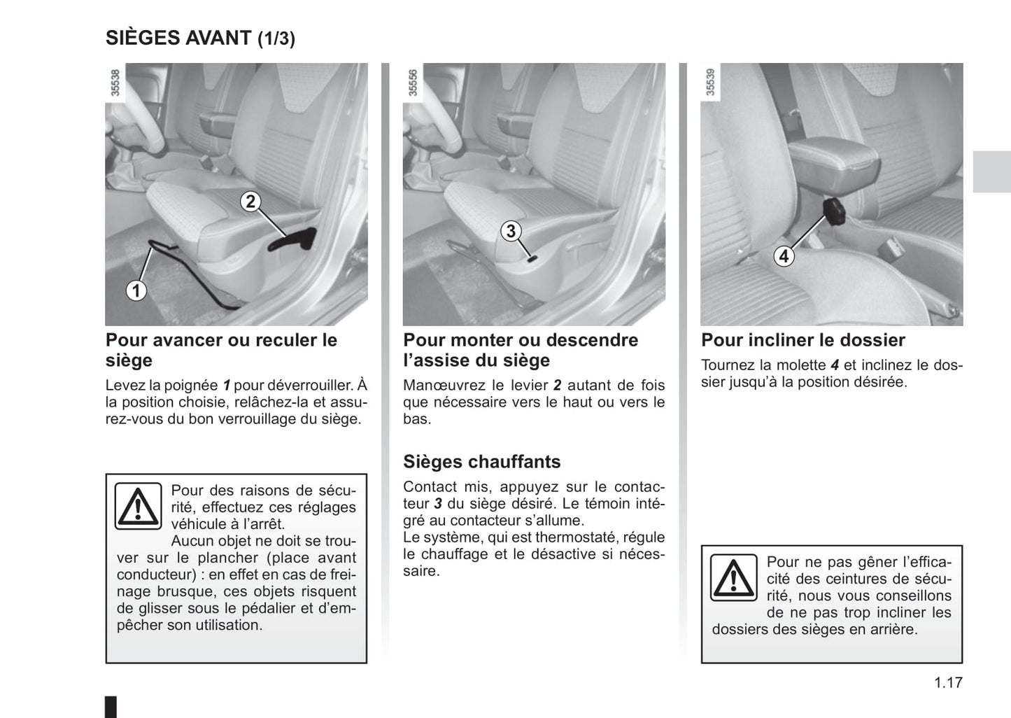 2016-2018 Renault Clio Manuel du propriétaire | Français