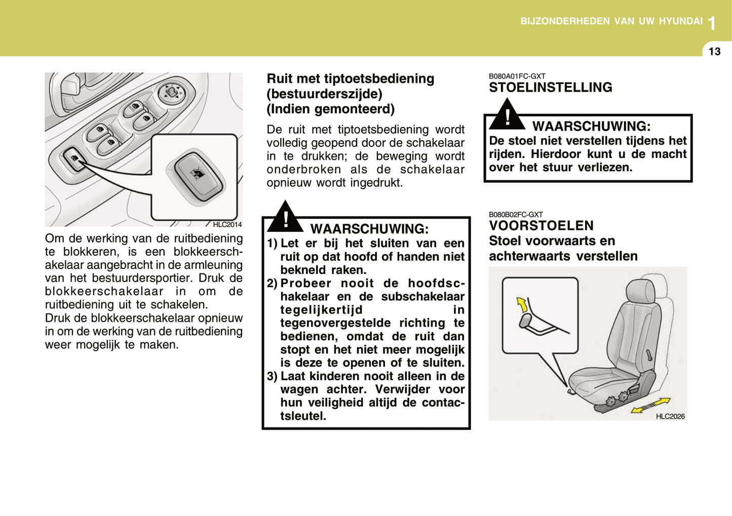 2004-2005 Hyundai Accent Owner's Manual | Dutch