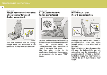 2004-2005 Hyundai Accent Owner's Manual | Dutch