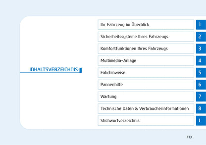 2018-2019 Hyundai i30 Bedienungsanleitung | Deutsch