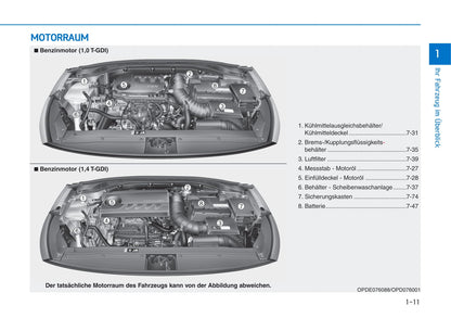 2018-2019 Hyundai i30 Bedienungsanleitung | Deutsch