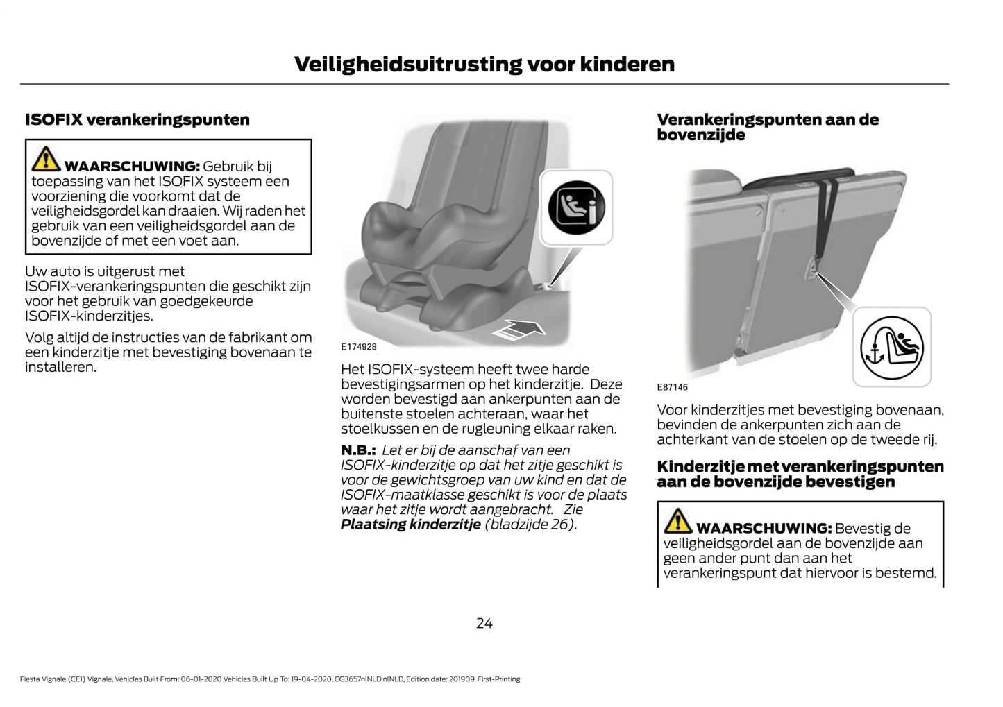 2020 Ford Fiesta Vignale Gebruikershandleiding | Nederlands