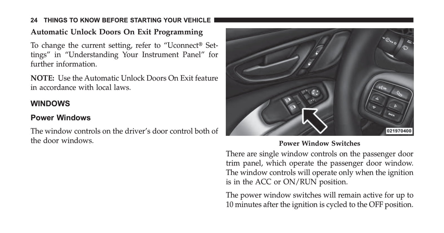 2013-2017 Chrysler Viper SRT Manuel du propriétaire | Anglais