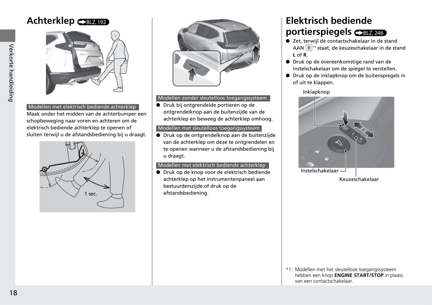 2018-2019 Honda CR-V Gebruikershandleiding | Nederlands