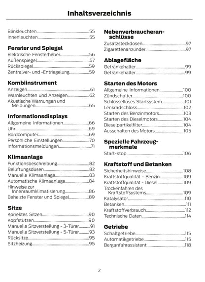 2012-2013 Ford Fiesta Bedienungsanleitung | Deutsch