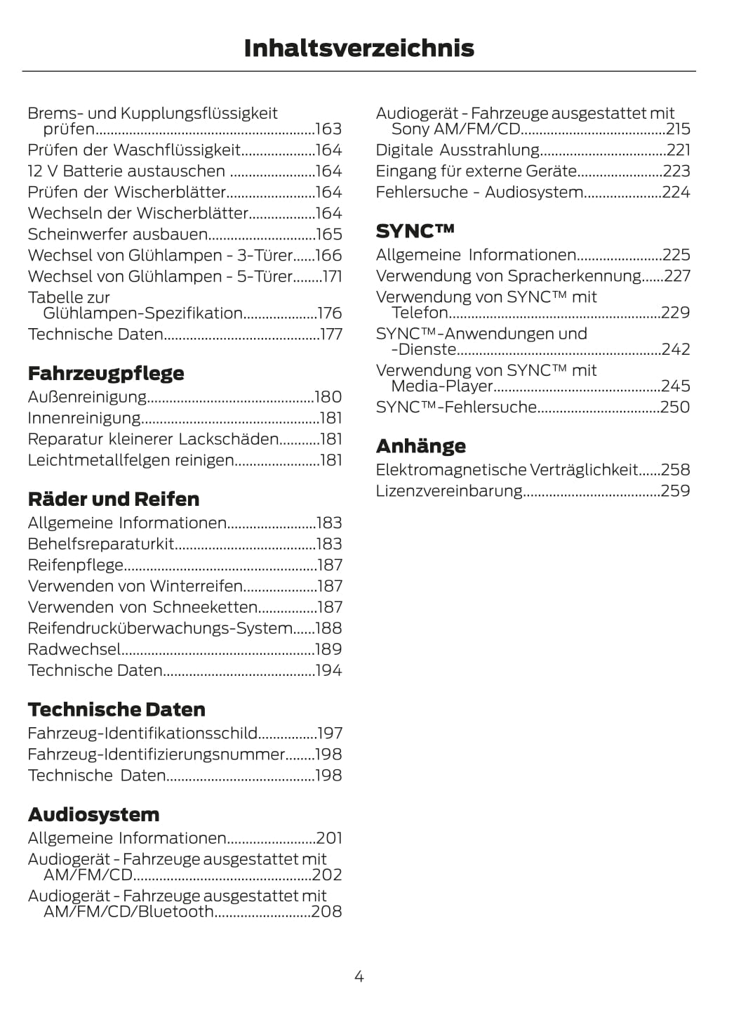 2012-2013 Ford Fiesta Bedienungsanleitung | Deutsch