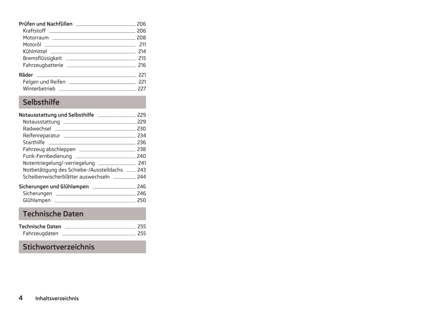 2013-2014 Skoda Superb Owner's Manual | German